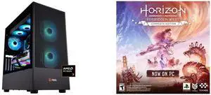 ABS Eurus Ruby Gaming PC - Windows 11 - AMD Ryzen 7 7800X3D - Radeon RX 9070 XT - 32GB DDR5 6000MHz - 2TB M.2 NVMe SSD - AR7800X3D9070XT Horizon Forbidden West™ Complete Edition - PC [Steam Code, UNITED STATES]