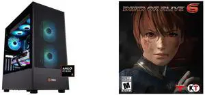ABS Eurus Ruby Gaming PC - Windows 11 - AMD Ryzen 7 7800X3D - Radeon RX 9070 XT - 32GB DDR5 6000MHz - 2TB M.2 NVMe SSD - AR7800X3D9070XT DEAD OR ALIVE 6 [Online Game Code]