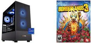 ABS Aeolian Aqua Gaming PC - Windows 11 - Intel Core Ultra 7 265KF - GeForce RTX 5070 Ti - DLSS 4 - AI-Powered Performance - 32GB DDR5 6000 - 2TB M.2 NVMe SSD - AA265KF5070TI Borderlands 3 (Steam) [Online Game Code]