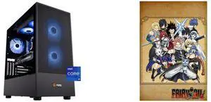 ABS Aeolian Aqua Gaming PC - Windows 11 - Intel Core Ultra 7 265KF - GeForce RTX 5070 Ti - DLSS 4 - AI-Powered Performance - 32GB DDR5 6000 - 2TB M.2 NVMe SSD - AA265KF5070TI FAIRY TAIL [Online Game Code]