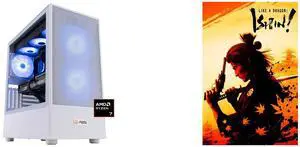 ABS Aeolian Ruby Gaming PC - Windows 11 - AMD Ryzen 7 7800X3D - GeForce RTX 5070 Ti - DLSS 4 - AI-Powered Performance - 32GB DDR5 6000 - 2TB M.2 NVMe SSD - AR7800X3D5070TI2 Like a Dragon: Ishin! - PC [Online Game Code]