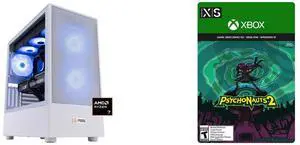 ABS Aeolian Ruby Gaming PC - Windows 11 - AMD Ryzen 7 7800X3D - GeForce RTX 5070 Ti - DLSS 4 - AI-Powered Performance - 32GB DDR5 6000 - 2TB M.2 NVMe SSD - AR7800X3D5070TI2 Psychonauts 2 Xbox Series X|S and Xbox One and Win 10 [Digital Code
