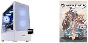 ABS Aeolian Ruby Gaming PC - Windows 11 - AMD Ryzen 7 7800X3D - GeForce RTX 5070 Ti - DLSS 4 - AI-Powered Performance - 32GB DDR5 6000 - 2TB M.2 NVMe SSD - AR7800X3D5070TI2 Granblue Fantasy: Relink - PC [Steam Online Game Code]