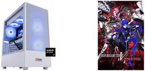 ABS Aeolian Ruby Gaming PC - Windows 11 - AMD Ryzen 7 7800X3D - GeForce RTX 5070 Ti - DLSS 4 - AI-Powered Performance - 32GB DDR5 6000MHz - 2TB M.2 NVMe SSD - AR7800X3D5070TI Shin Megami Tensei V: Vengeance - PC [Steam Online Game Code]