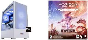 ABS Aeolian Ruby Gaming PC - Windows 11 - AMD Ryzen 7 7800X3D - GeForce RTX 5070 Ti - DLSS 4 - AI-Powered Performance - 32GB DDR5 6000MHz - 2TB M.2 NVMe SSD - AR7800X3D5070TI Horizon Forbidden West™ Complete Edition - PC [Steam Code, UNITED