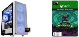 ABS Eurus Ruby Gaming PC - Windows 11 - AMD Ryzen 7 9800X3D - GeForce RTX 5070 Ti - DLSS 4 - AI-Powered Performance - 32GB DDR5 6000MHz - 2TB M.2 NVMe SSD - ER9800X3D5070TI3 Psychonauts 2 Xbox Series X|S and Xbox One and Win 10 [Digital Cod