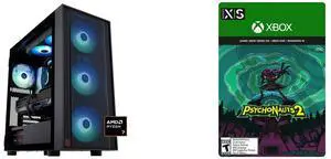 ABS Eurus Ruby Gaming PC - Windows 11 - AMD Ryzen 7 9800X3D - GeForce RTX 5070 Ti - DLSS 4 - AI-Powered Performance - 32GB DDR5 6400MHz - 2TB M.2 NVMe SSD - ER9800X3D5070TI4 Psychonauts 2 Xbox Series X|S and Xbox One and Win 10 [Digital Cod