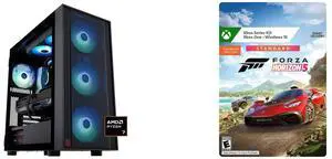 ABS Eurus Ruby Gaming PC - Windows 11 - AMD Ryzen 7 9800X3D - GeForce RTX 5070 Ti - DLSS 4 - AI-Powered Performance - 32GB DDR5 6400MHz - 2TB M.2 NVMe SSD - ER9800X3D5070TI4 Forza Horizon 5: Standard Edition Xbox Series X|S, Xbox One, Windo