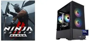 NINJA GAIDEN 2 Black for PC [Steam Online Game Code] ABS Cyclone Aqua Gaming PC - Windows 11 - Intel Core Ultra 7 265KF - GeForce RTX 5070 - DLSS 4 - AI-Powered Performance - 32GB DDR5 6000MHz - 1TB M.2 NVMe SSD - CA265KF5070