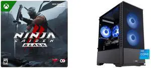 NINJA GAIDEN 2 Black Standard Edition Xbox Series X|S and Windows [Digital Code] ABS Cyclone Aqua Gaming PC - Windows 11 - Intel Core i5-13400F - Arc B580 - 32GB DDR4 3200MHz - 1TB M.2 NVMe SSD - CA13400FB580