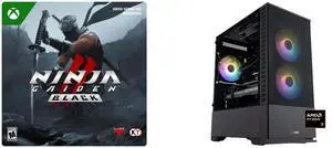 NINJA GAIDEN 2 Black Standard Edition Xbox Series X|S and Windows [Digital Code] ABS Cyclone Ruby Gaming PC - Windows 11 - AMD Ryzen 7 7800X3D - GeForce RTX 5070 - DLSS 4 - AI-Powered Performance - 32GB DDR5 6000 - 1TB M.2 NVMe SSD - CR7800