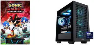 SONIC X SHADOW GENERATIONS - PC [Steam Online Game Code] ABS Aeolian-M Aqua Gaming PC - Windows 11 - Intel Core Ultra 9 285K - GeForce RTX 5070 Ti - DLSS 4 - AI-Powered Performance - 32GB DDR5 6400MHz - 2TB M.2 NVMe SSD - AMA265KF5070TI3