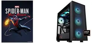 Marvel’s Spider-Man: Miles Morales - PC [Steam Code, UNITED STATES] ABS Eurus Ruby Gaming PC - Windows 11 - AMD Ryzen 7 9800X3D - GeForce RTX 5080 - DLSS 4 - AI-Powered Performance - 32GB DDR5 6400MHz - 2TB M.2 NVMe SSD - ER9800X3D50807
