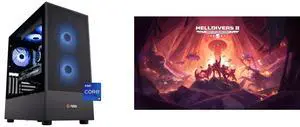 ABS Aeolian Aqua Gaming PC - Windows 11 - Intel Core Ultra 7 265KF - GeForce RTX 5070 Ti - DLSS 4 - AI-Powered Performance - 32GB DDR5 6000 - 2TB M.2 NVMe SSD - AA265KF5070TI HELLDIVERS 2 - PC [Steam Code, UNITED STATES]