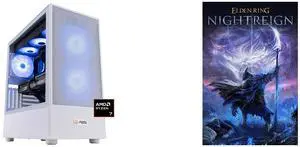 ABS Aeolian Ruby Gaming PC - Windows 11 - AMD Ryzen 7 7800X3D - GeForce RTX 5070 Ti - DLSS 4 - AI-Powered Performance - 32GB DDR5 6000 - 2TB M.2 NVMe SSD - AR7800X3D5070TI2 ELDEN RING NIGHTREIGN - PC [Steam Code, UNITED STATES]
