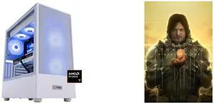 ABS Aeolian Ruby Gaming PC - Windows 11 - AMD Ryzen 7 7800X3D - GeForce RTX 5070 Ti - DLSS 4 - AI-Powered Performance - 32GB DDR5 6000MHz - 2TB M.2 NVMe SSD - AR7800X3D5070TI DEATH STRANDING DIRECTOR'S CUT - PC [Online Game Code]