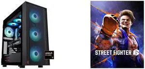 ABS Eurus Ruby Gaming PC - Windows 11 - AMD Ryzen 7 9800X3D - GeForce RTX 5080 - DLSS 4 - AI-Powered Performance - 32GB DDR5 6400MHz - 2TB M.2 NVMe SSD - ER9800X3D50806 Street Fighter™ 6 - PC [Steam Online Game Code]