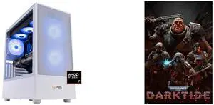 ABS Aeolian Ruby Gaming PC - Windows 11 - AMD Ryzen 7 7800X3D - GeForce RTX 5070 Ti - DLSS 4 - AI-Powered Performance - 32GB DDR5 6000 - 2TB M.2 NVMe SSD - AR7800X3D5070TI2 Warhammer 40,000: Darktide - PC [Steam Online Game Code]