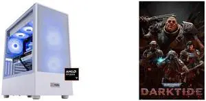 ABS Aeolian Ruby Gaming PC - Windows 11 - AMD Ryzen 7 7800X3D - GeForce RTX 5070 Ti - DLSS 4 - AI-Powered Performance - 32GB DDR5 6000MHz - 2TB M.2 NVMe SSD - AR7800X3D5070TI Warhammer 40,000: Darktide - PC [Steam Online Game Code]