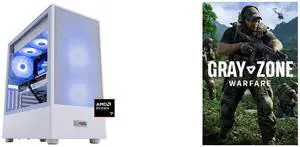 ABS Aeolian Ruby Gaming PC - Windows 11 - AMD Ryzen 7 7800X3D - GeForce RTX 5070 Ti - DLSS 4 - AI-Powered Performance - 32GB DDR5 6000MHz - 2TB M.2 NVMe SSD - AR7800X3D5070TI Gray Zone Warfare - PC [Steam Online Game Code]