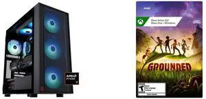 ABS Eurus Ruby Gaming PC - Windows 11 - AMD Ryzen 7 9800X3D - GeForce RTX 5070 Ti - DLSS 4 - AI-Powered Performance - 32GB DDR5 6400MHz - 2TB M.2 NVMe SSD - ER9800X3D5070TI4 Grounded Xbox Series X/S, Xbox One, Windows [Digital Code]