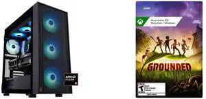ABS Eurus Ruby Gaming PC - Windows 11 - AMD Ryzen 9 9950X3D - GeForce RTX 5090 - DLSS 4 - AI-Powered Performance - 32GB DDR5 6400 - 2TB M.2 NVMe SSD - ER9950X3D50902 Grounded Xbox Series X/S, Xbox One, Windows [Digital Code]