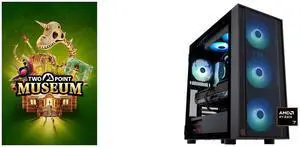 Two Point Museum - PC [Steam Online Game Code] ABS Eurus Ruby Gaming PC - Windows 11 - AMD Ryzen 7 9800X3D - GeForce RTX 5070 Ti - DLSS 4 - AI-Powered Performance - 32GB DDR5 6400MHz - 2TB M.2 NVMe SSD - ER9800X3D5070TI4
