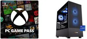 PC Game Pass (100+ PC Games All You Can Play) 3 Month US Region [Digital Code] ABS Aeolian Aqua Gaming PC - Windows 11 - Intel Core Ultra 7 265KF - GeForce RTX 5070 Ti - DLSS 4 - AI-Powered Performance - 32GB DDR5 6000 - 2TB M.2 NVMe SSD -
