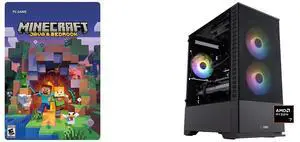 Minecraft Java & Bedrock Edition Windows 10 [Digital Code] ABS Cyclone Ruby Gaming PC - Windows 11 - AMD Ryzen 7 7800X3D - GeForce RTX 5070 - DLSS 4 - AI-Powered Performance - 32GB DDR5 6000 - 1TB M.2 NVMe SSD - CR7800X3D5070