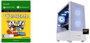 Cuphead Xbox One / Windows 10 [Digital Code] ABS Aeolian Ruby Gaming PC - Windows 11 - AMD Ryzen 7 7800X3D - GeForce RTX 5070 Ti - DLSS 4 - AI-Powered Performance - 32GB DDR5 6000 - 2TB M.2 NVMe SSD - AR7800X3D5070TI2
