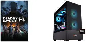 Dead by Daylight - PC [Steam Online Game Code] ABS Eurus Ruby Gaming PC - Windows 11 - AMD Ryzen 7 7800X3D - Radeon RX 9070 XT - 32GB DDR5 6000MHz - 2TB M.2 NVMe SSD - AR7800X3D9070XT