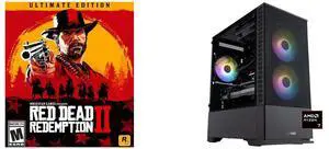 Red Dead Redemption 2: Ultimate Edition for PC [Online Game Code] ABS Cyclone Ruby Gaming PC - Windows 11 - AMD Ryzen 7 7800X3D - GeForce RTX 5070 - DLSS 4 - AI-Powered Performance - 32GB DDR5 6000 - 1TB M.2 NVMe SSD - CR7800X3D5070