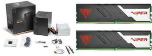 ASRock DeskMeet X600 Series Barebone mini PC , Supports AMD Socket AM5 Ryzen™ 9000&8000&7000 Series Processors, up to 65W, support 4 x DDR5 DIMMs, up to 7200+ MHz (OC), 256GB Memory. Patriot Viper Venom 16GB (2 x 8GB) 288-Pin PC RAM DDR5 60