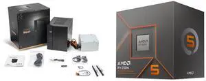 ASRock DeskMeet X600 Series Barebone mini PC , Supports AMD Socket AM5 Ryzen™ 9000&8000&7000 Series Processors, up to 65W, support 4 x DDR5 DIMMs, up to 7200+ MHz (OC), 256GB Memory. AMD Ryzen 5 8500G - Ryzen 5 8000-G Series Phoenix (Zen 4)