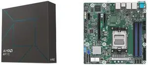 AMD EPYC 4005 (5th Gen) 4245P Hexa-core (6 Core) 32MB L3 Cache Socket AM5 65W Processor 100-100001555WOF AsRock Rack B650D4U Micro-ATX Server Motherboard Single Socket AMD EPYC™ 4005/4004 and AMD Ryzen™ 9000/8000/7000 series Processors (LGA