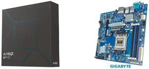 AMD EPYC 4005 (5th Gen) 4245P Hexa-core (6 Core) 32MB L3 Cache Socket AM5 65W Processor 100-100001555WOF GIGABYTE MC13-LE1 Motherboard-AMD EPYC™ 4005/4004 & Ryzen™ 9000/7000 - microATX UP 10Gb/s LAN