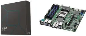AMD EPYC 4005 (5th Gen) 4245P Hexa-core (6 Core) 32MB L3 Cache Socket AM5 65W Processor 100-100001555WOF ASRock Rack Server Motherboard B650D4U3-2L2Q/BCM Micro-ATX AMD EPYC™ 4004 and AMD Ryzen™ 9000/8000/7000 Series Dual SFP28 (25GbE)