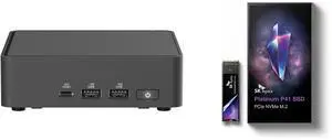 ASUS NUC 15 Pro Slim Barebone Kit Mini PC with Intel Series 2 Core 5 210H, 2x DDR5 SO-Dimm Slots, Dual Storage Design, Thunderbolt™ 4, Wi-Fi 7, Blue tooth 5.4 - Memory and Storage Sold Separately SK hynix Platinum P41 M2 SSD 2TB, M.2 2280 ASUS NUC 15 Pro Slim Barebone Kit Mini PC with Intel Series 2 Core 5 210H, 2x DDR5 SO-Dimm Slots, Dual Storage Design, Thunderbolt™ 4, Wi-Fi 7, Blue tooth 5.4 - Memory and Storage Sold Separately SK hynix Platinum P41 M2 SSD 2TB, M.2 2280