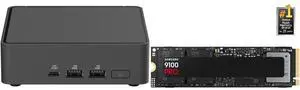 ASUS NUC 15 Pro RNUC15CRKU70000U Black Barebone System w/ Intel Ultra 7 255H CPU, Integrated - Intel Arc 140T Graphics ,US cord, Single Unit - Memory and Storage Sold Separately SAMSUNG SSD 9100 PRO 2TB, PCIe 5.0x4 M.2 2280, Seq. Read Speed
