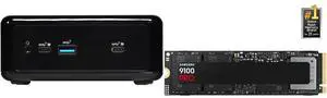 ASRock Industrial 4x4 BOX-5800U SoC Fanned Embedded BOX PC (Include AMD Ryzen 5800U, TPM 2.0 Onboard IC, Supports Quad display, 1 x HDMI 2.0a, 3 x DP (2 from Type C)) SAMSUNG SSD 9100 PRO 4TB, PCIe 5.0x4 M.2 2280, Seq. Read Speeds Up to 14,
