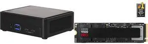 ASRock Industrial NUCS BOX-1340P/D4 Black Barebone Systems - Mini-PC(Intel® 13th Gen (Raptor Lake-P) Core™ Processors i5-1340P, Supports Quad display, 2 x HDMI 2.0b, 2 x DP 1.4a (from Type-C)) SAMSUNG SSD 9100 PRO 2TB, PCIe 5.0x4 M.2 2280,