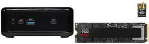 ASRock Industrial NUC BOX-J6412 Black Mini / Booksize Barebone System SAMSUNG SSD 9100 PRO 4TB, PCIe 5.0x4 M.2 2280, Seq. Read Speeds Up to 14,800MB/s, Best for AI Computing, Gaming, and Heavy Duty Workstations (MZ-VAP4T0B/AM)