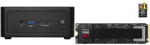 ASRock Industrial 4X4 BOX-AI340 Barebone Systems- Mini-PC (AMD Ryzen™ AI 5 340 CPU Kraken Point APU, DDR5 5600, support Quad-Display, USB4, Fanned BOX) Single Unit - Memory and Storage Sold Separately SAMSUNG SSD 9100 PRO 4TB, PCIe 5.0x4 M.