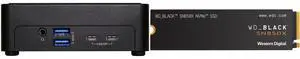ASRock Industrial NUCS BOX-155H Slim Type Fanned Barebone WD_BLACK 1TB SN850X NVMe Internal Gaming SSD Solid State Drive - Gen4 PCIe, M.2 2280, Up to 7,300 MB/s - WDS100T2X0E