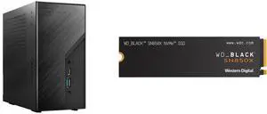 ASRock DESKMINI X300W AMD X300 mini PC Barebone AMD AM4 Socket W/O CPU  HDMI,DisplayPort, D-Sub Gigabit LAN WD_BLACK 1TB SN850X NVMe Internal Gaming SSD Solid State Drive - Gen4 PCIe, M.2 2280, Up to 7,300 MB/s - WDS100T2X0E