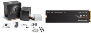 ASRock DESKMEET B660 Intel 12th Gen Mini PC Barebone System Supports a discrete ITX Video Card slot, CPU, Video Card , Memory, Storage are not included 8 Liter compact size WD_BLACK 1TB SN850X NVMe Internal Gaming SSD Solid State Drive - Ge