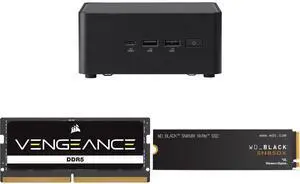 ASUS NUC 14 Pro RNUC14RVHU50000UI Tall Barebone Kit w/ Intel 14th Gen Core Ultra 5 125H (NPU Support) Triple storage Design, Thunderbolt™ 4,Wi-Fi 6E & Bluetooth 5.3-Memory and Storage Sold Separately CORSAIR Vengeance 32GB 262-Pin DDR5 SO-D ASUS NUC 14 Pro RNUC14RVHU50000UI Tall Barebone Kit w/ Intel 14th Gen Core Ultra 5 125H (NPU Support) Triple storage Design, Thunderbolt™ 4,Wi-Fi 6E & Bluetooth 5.3-Memory and Storage Sold Separately CORSAIR Vengeance 32GB 262-Pin DDR5 SO-D