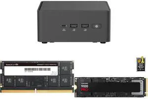 ASUS NUC 15 Pro RNUC15CRHU70000U Black Barebone System w/ Intel Ultra 7 255H CPU, Integrated - Intel Arc 140T Graphics ,US cord, Single Unit - Memory and Storage Sold Separately Team Elite 32GB 262-Pin DDR5 SO-DIMM DDR5 5600 (PC5 44800) Lap