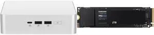 ASUS NUC 15 Pro+ Barebone Mini PC with Intel Series 2 Core Ultra 9 285H, 2x DDR5 SO-Dimm Slots, Dual Storage Design, Thunderbolt™ 4, Wi-Fi 7, Aluminum Chassis  - Memory and Storage Sold Separately SAMSUNG 990 EVO SSD 2TB, PCIe Gen 4x4, Gen