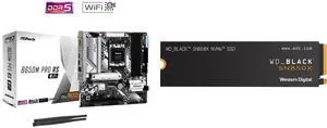 Motherboard SSD Combo -  ASRock B650M Pro RS WiFi Bundle with  SanDisk WDS200T2X0E
